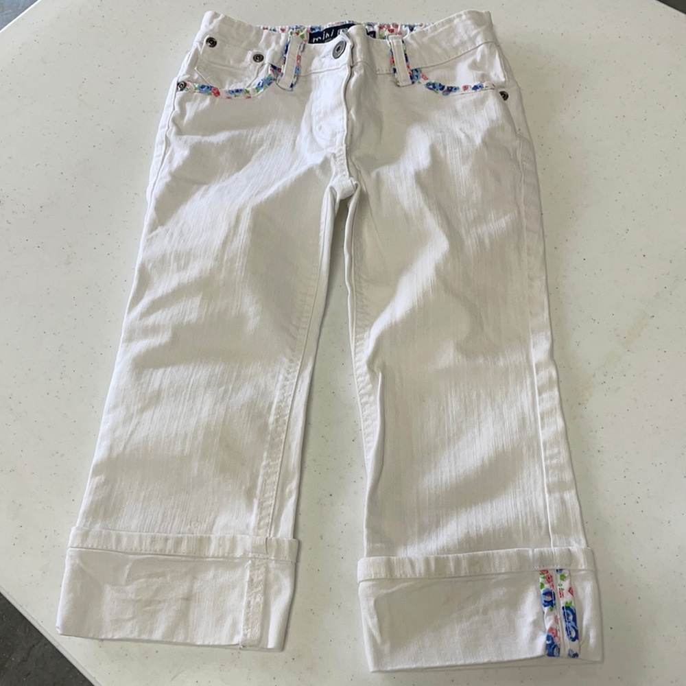 Mini Boden girls Capri shorts size 9